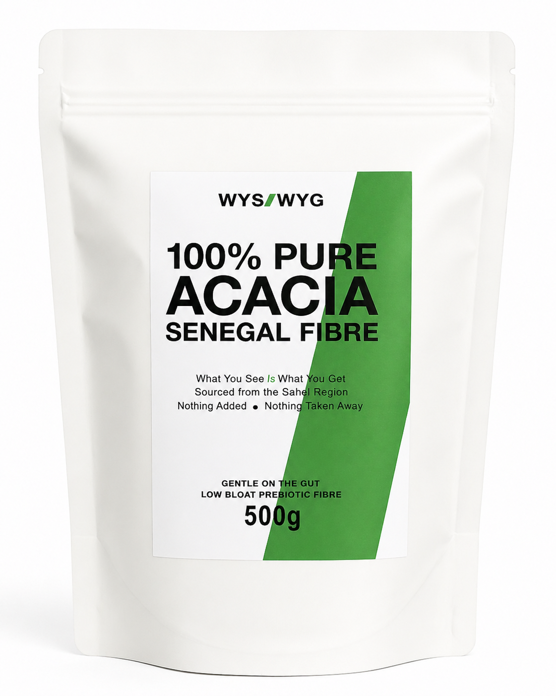 100% Pure Acacia Senegal Fibre – Premium Prebiotic Fibre (500g)