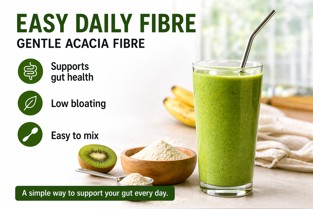 100% Pure Acacia Senegal Fibre – Premium Prebiotic Fibre (500g)
