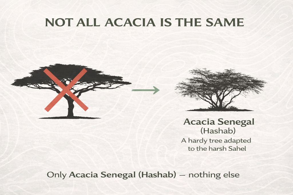 100% Pure Acacia Senegal Fibre – Premium Prebiotic Fibre (500g)